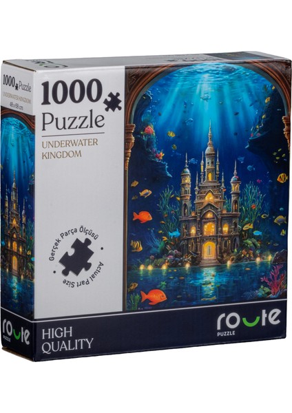 1000 Parça Underwater Kıngdom Puzzle 48 x 68 cm