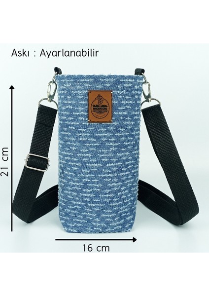 1 Litrelik Tasarım Matara Su Şişesi Taşıma Çantası Bottle Bag