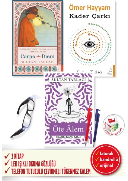 Carpe Diem - Öte Alem - Ömer Hayyam - Kader Çarkı - 3 Kitap