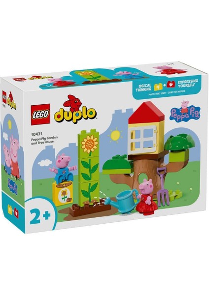 Urg 10431 Duplo Peppa Pig Bahçe ve Ağaç Ev 20 Parça +2 Yaş Lucest Yeni
