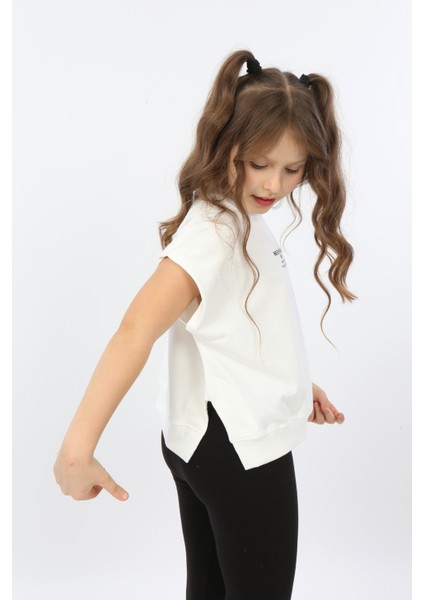 Toontoy Kız Çocuk Never Means Now Baskılı T-Shirt fırsatları