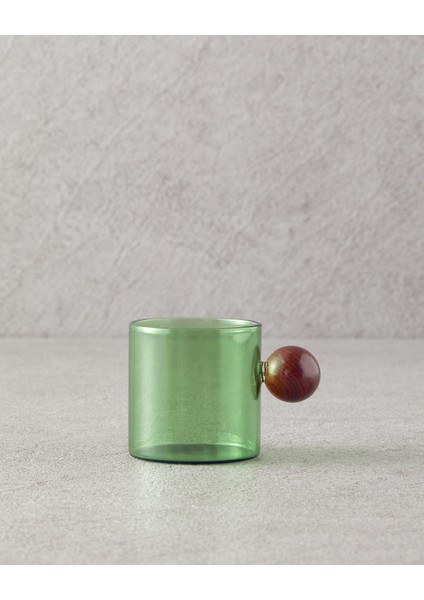 Gusto Borosilkat Cam Kupa Yeşil