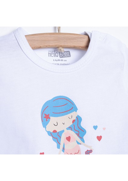 HelloBaby Kız Kısa Kol Pijama Takımı Kız Bebek modelleri