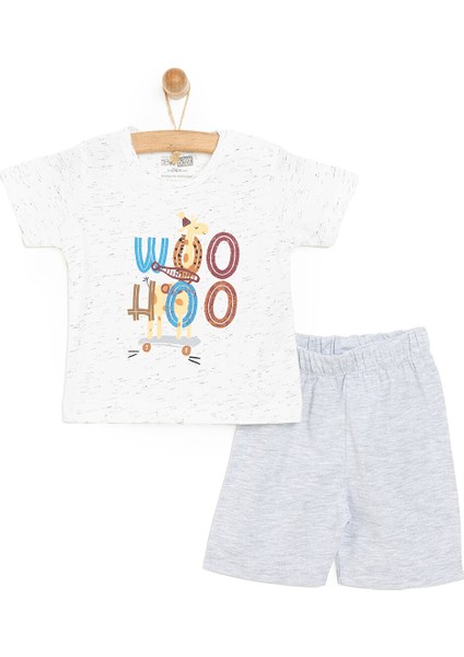 HelloBaby Erkek Kısa Kol Pijama Takımı Erkek Bebek