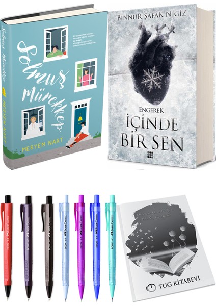 Içinde Bir Sen 1 Engerek Ciltli Binnur Şafak Nigiz ve Ephesus Solmuş Mürekkep 1 Ciltli Meryem Nart 2li Set