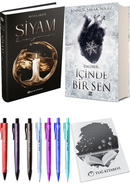 Içinde Bir Sen 1 Engerek Ciltli Binnur Şafak Nigiz ve Epsilon Yayınevi Siyam 1 Ciltli Beyza Aksoy 2li Set