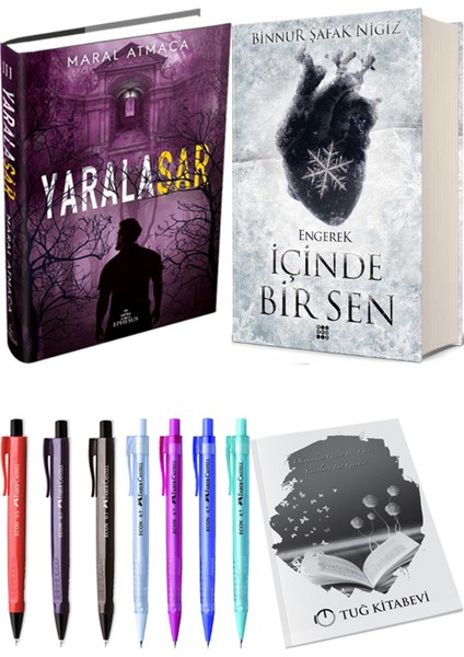 Içinde Bir Sen 1 Engerek Ciltli Binnur Şafak Nigiz ve Ephesus Yayınları Yaralasar 3 Ciltli Maral Atmaca 2li Set