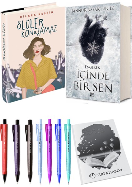 Içinde Bir Sen 1 Engerek Ciltli Binnur Şafak Nigiz ve Ephesus Ölüler Konuşamaz Ciltli Dilara Keskin 2li Set