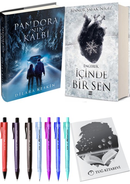 Içinde Bir Sen 1 Engerek Ciltli Binnur Şafak Nigiz ve Ephesus Pandora'nın Kalbi 1 Ciltli Dilara Keskin 2li Set