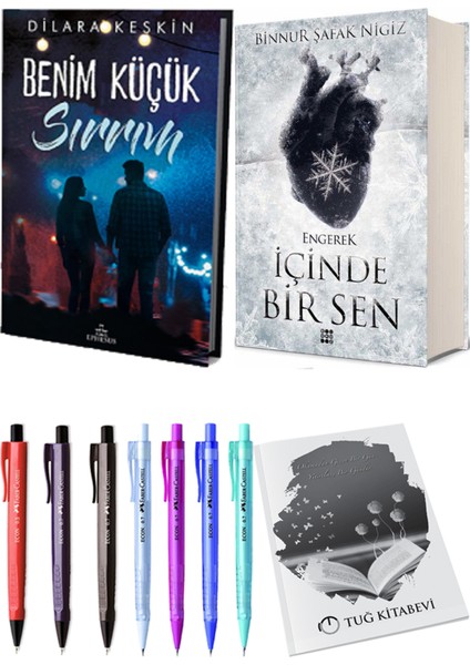 Içinde Bir Sen 1 Engerek Ciltli Binnur Şafak Nigiz ve Ephesus Benim Küçük Sırrım 1 Ciltli Dilara Keskin 2li Set