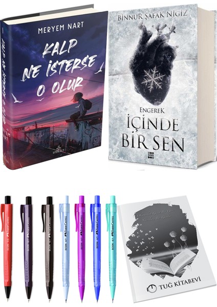Içinde Bir Sen 1 Engerek Ciltli Binnur Şafak Nigiz ve Kalp Ne Isterse O Olur 1 Ciltli Meryem Nart 2li Set