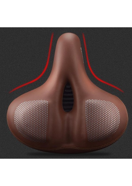 Bordo Tarzı Bisiklet Koltuk Minderi Genişletme Kalınlaşma Yumuşak Rahat Bisiklet Selesi Mtb Yol Bisikleti Elektrikli Bisiklet (Yurt Dışından) indirimleri