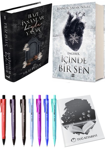 Içinde Bir Sen 1 Engerek Ciltli Binnur Şafak Nigiz ve Bazı Insanlar Böyle Yaşar 1 Ciltli Filiz Puluç 2li Set