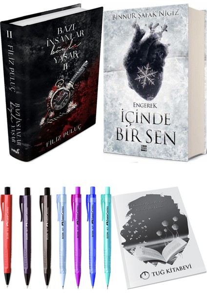 Içinde Bir Sen 1 Engerek Ciltli Binnur Şafak Nigiz ve Bazı Insanlar Böyle Yaşar 2 Ciltli Filiz Puluç 2li Set