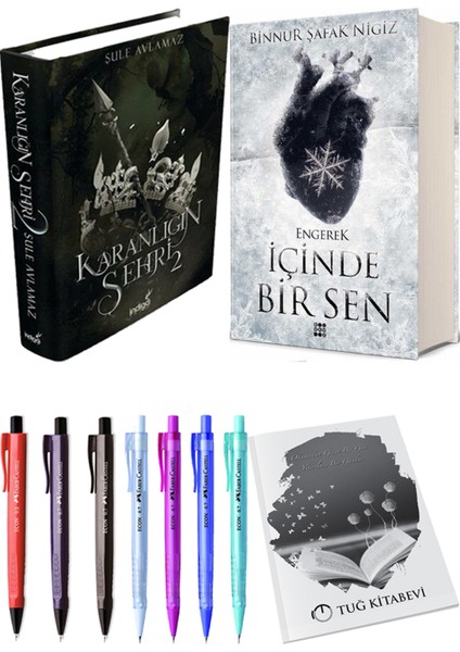 Içinde Bir Sen 1 Engerek Ciltli Binnur Şafak Nigiz ve Karanlığın Şehri 2 Ciltli Şule Avlamaz 2li Set
