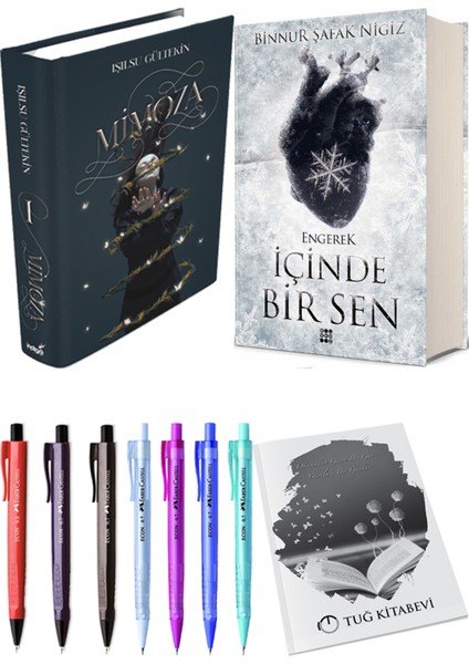 Içinde Bir Sen 1 Engerek Ciltli Binnur Şafak Nigiz ve Mimoza Ciltli Işılsu Gültekin 2li Set