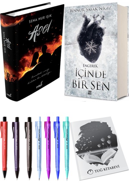 Içinde Bir Sen 1 Engerek Ciltli Binnur Şafak Nigiz ve Asel Ciltli Sena Nur Işık 2li Set