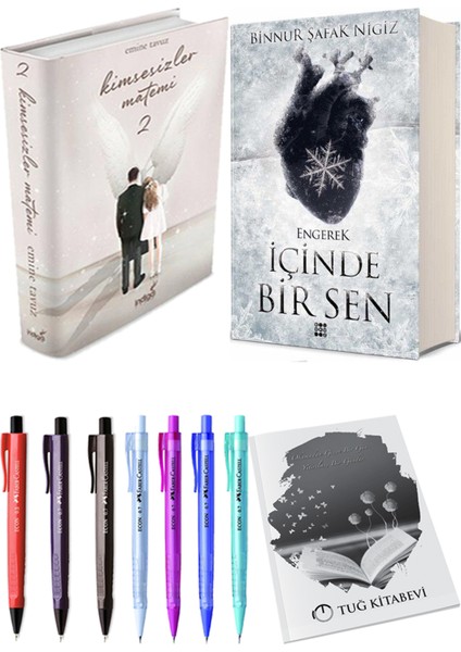 Içinde Bir Sen 1 Engerek Ciltli Binnur Şafak Nigiz ve Kimsesizler Matemi 2 Ciltli Emine Tavuz 2li Set