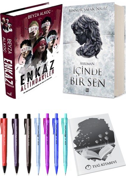Içinde Bir Sen 2 Asreman Ciltli Binnur Şafak Nigiz ve Enkaz Altındakiler 1 Ciltli Beyza Alkoç 2li Set