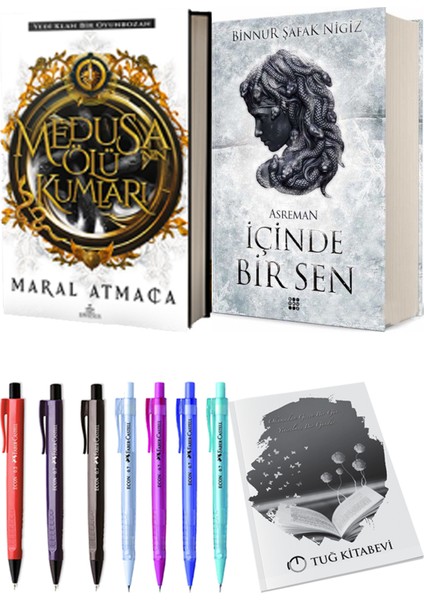 Içinde Bir Sen 2 Asreman Ciltli Binnur Şafak Nigiz ve Medusanın Ölü Kumları Ciltli Maral Atmaca 2li Set