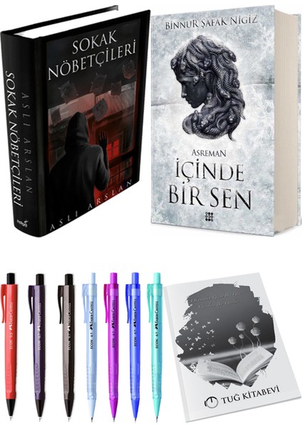 Içinde Bir Sen 2 Asreman Ciltli Binnur Şafak Nigiz ve Sokak Nöbetçileri 1 Ciltli Aslı Arslan 2li Set