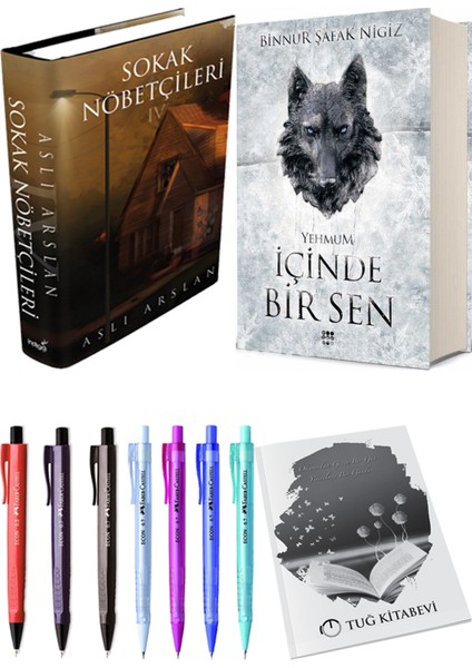 Içinde Bir Sen 3 Yehmum Ciltli Binnur Şafak Nigiz ve Sokak Nöbetçileri 4 Ciltli Aslı Arslan 2li Set