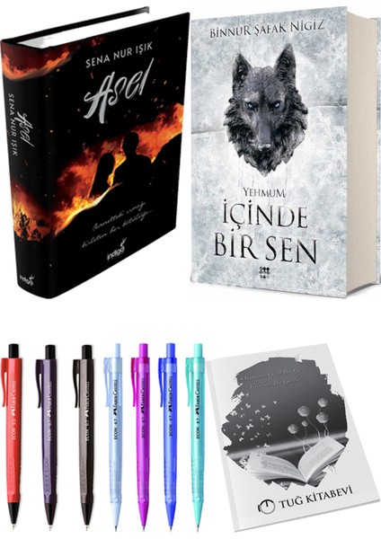 Içinde Bir Sen 3 Yehmum Ciltli Binnur Şafak Nigiz ve Asel Ciltli Sena Nur Işık 2li Set