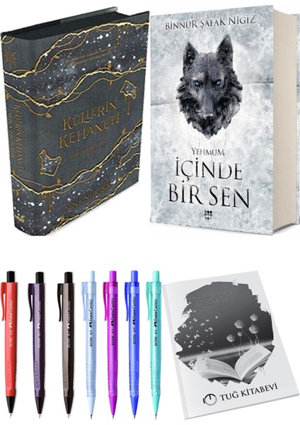 Içinde Bir Sen 3 Yehmum Ciltli Binnur Şafak Nigiz ve Küllerin Kehaneti 3 Ciltli Sena Nur Işık 2li Set
