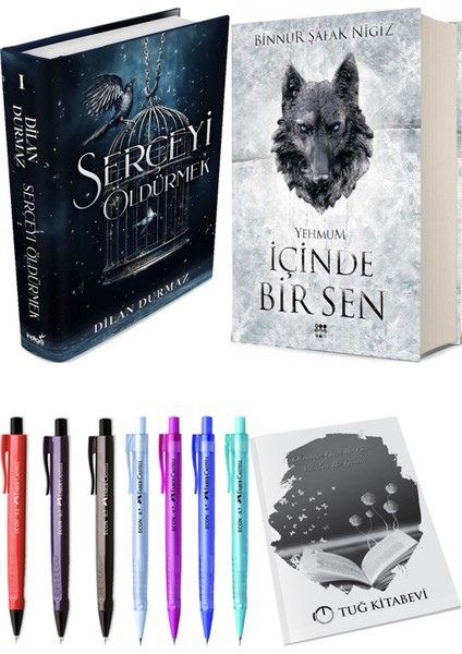 Içinde Bir Sen 3 Yehmum Ciltli Binnur Şafak Nigiz ve Serçeyi Öldürmek Ciltli Dilan Durmaz 2li Set