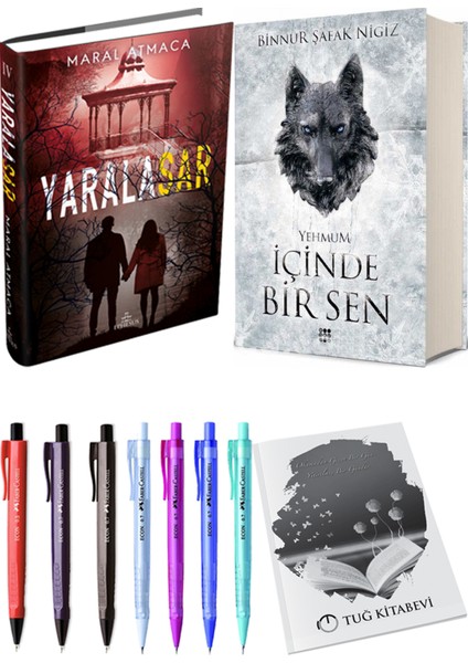 Içinde Bir Sen 3 Yehmum Ciltli Binnur Şafak Nigiz ve Ephesus Yayınları Yaralasar 4 Ciltli Maral Atmaca 2li Set