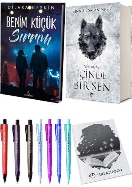 Içinde Bir Sen 3 Yehmum Ciltli Binnur Şafak Nigiz ve Ephesus Benim Küçük Sırrım 1 Ciltli Dilara Keskin 2li Set