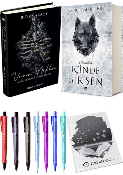 Içinde Bir Sen 3 Yehmum Ciltli Binnur Şafak Nigiz ve Epsilon Vernem Nidahen Ciltli Beyza Aksoy 2li Set