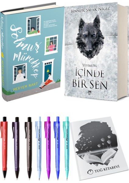 Içinde Bir Sen 3 Yehmum Ciltli Binnur Şafak Nigiz ve Ephesus Solmuş Mürekkep 1 Ciltli Meryem Nart 2li Set