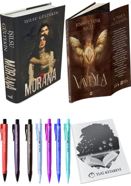 Vaveyla 1 Sönmüş Ciltli Binnur Şafak Nigiz ve Morana Ciltli Işılsu Gültekin 2li Set