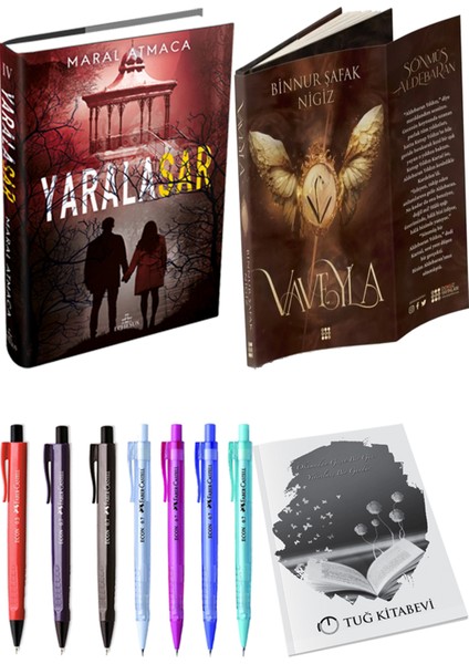 Vaveyla 1 Sönmüş Ciltli Binnur Şafak Nigiz ve Ephesus Yayınları Yaralasar 4 Ciltli Maral Atmaca 2li Set