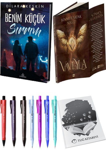 Vaveyla 1 Sönmüş Ciltli Binnur Şafak Nigiz ve Ephesus Benim Küçük Sırrım 1 Ciltli Dilara Keskin 2li Set