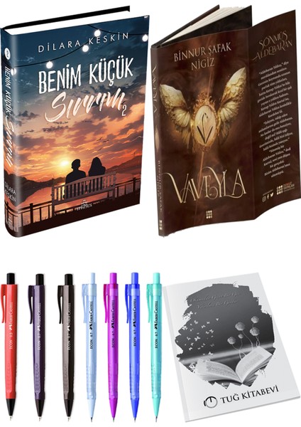 Vaveyla 1 Sönmüş Ciltli Binnur Şafak Nigiz ve Ephesus Benim Küçük Sırrım 2 Ciltli Dilara Keskin 2li Set