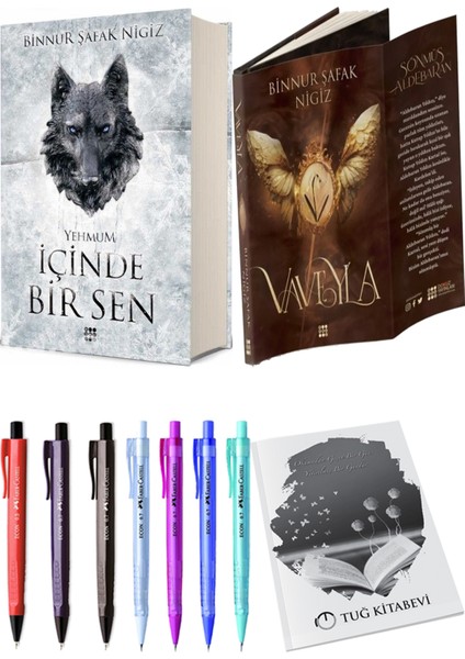 Vaveyla 1 Sönmüş Ciltli Binnur Şafak Nigiz ve Içinde Bir Sen 3 Yehmum Ciltli Binnur Şafak Nigiz 2li Set