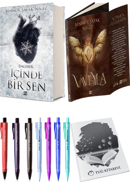 Vaveyla 1 Sönmüş Ciltli Binnur Şafak Nigiz ve Içinde Bir Sen 1 Engerek Ciltli Binnur Şafak Nigiz 2li Set