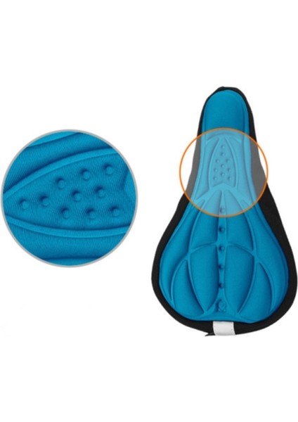 Kırmızı Stil Dağ Bisikleti 3D Sele Kılıfı Kalın Nefes Süper Yumuşak Bisiklet Koltuğu Minderi Silikon Sünger Jel Bisiklet Koltuğu Bisiklet Aksesuarları (Yurt Dışından) fiyatları