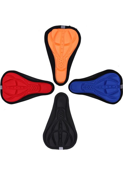 Kırmızı Stil Dağ Bisikleti 3D Sele Kılıfı Kalın Nefes Süper Yumuşak Bisiklet Koltuğu Minderi Silikon Sünger Jel Bisiklet Koltuğu Bisiklet Aksesuarları (Yurt Dışından) fırsatları