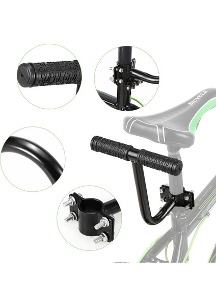 Pedal Tarzı Bisiklet Aksesuarları Parçaları Bisiklet Arka Koltuk Eyer Bisiklet Çocuk Koltuğu Arka Dayama Kol Dayama Ayak Dayama Pedalı Yeni 2022 (Yurt Dışından) fırsatları