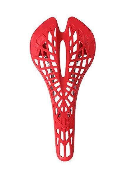 Kırmızı Stil Elyon Bisiklet Sele Koltuk Pvc Ultralight Dağ Bisiklet Koltuğu Içi Boş Nefes Yastık Mtb Yol Bisiklet Parçaları Sillin Bicicleta (Yurt Dışından)