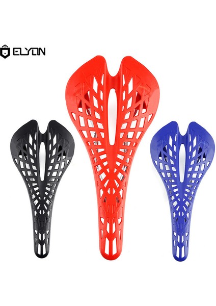 Kırmızı Stil Elyon Bisiklet Sele Koltuk Pvc Ultralight Dağ Bisiklet Koltuğu Içi Boş Nefes Yastık Mtb Yol Bisiklet Parçaları Sillin Bicicleta (Yurt Dışından) modelleri