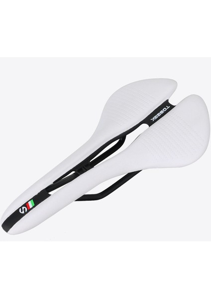 Beyaz Stil Toseek Mtb Bisiklet Selesi Yol Dağ Bisikleti Ultralight Yarış Bisiklet Koltuğu Içi Boş Ergonomik Koltuk (Yurt Dışından)