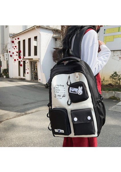 Kız Ortaokul Okul Çantası/lise Öğrencisi Büyük Kapasiteli Sırt Çantası/üniversite Öğrencisi Hafif Sırt Çantası Y435 (Yurt Dışından) fiyatları