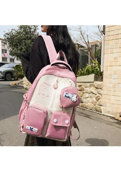Kız Ortaokul Okul Çantası/lise Öğrencisi Büyük Kapasiteli Sırt Çantası/üniversite Öğrencisi Hafif Sırt Çantası Y435 (Yurt Dışından) fiyatları
