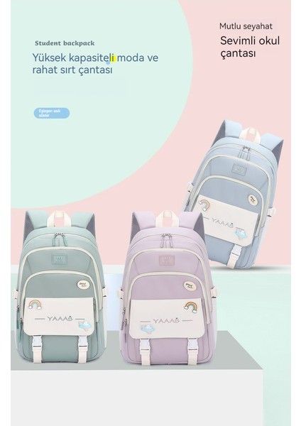 Oxford Kumaş Su Geçirmez Ortaokul Okul Çantası/büyük Kapasiteli Lise Öğrencisi Sırt Çantası/üniversite Öğrencisi Rahat Moda Sırt Çantası Y479 (Yurt Dışından) modelleri