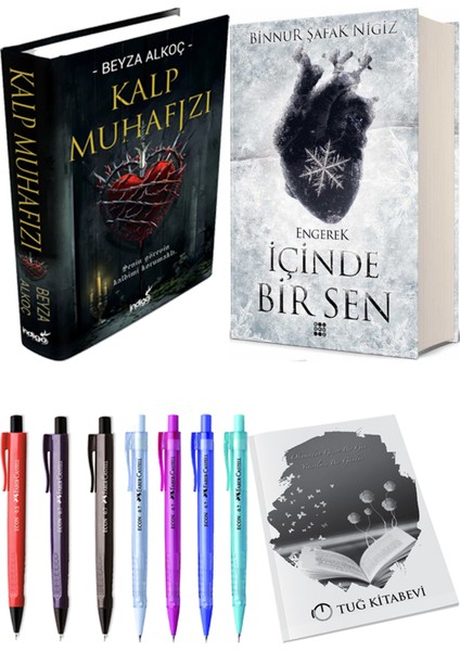 Içinde Bir Sen 1 Engerek Ciltli Binnur Şafak Nigiz ve Kalp Muhafızı 1 Ciltli Beyza Alkoç 2li Set