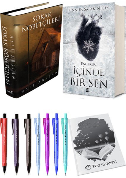 Içinde Bir Sen 1 Engerek Ciltli Binnur Şafak Nigiz ve Sokak Nöbetçileri 4 Ciltli Aslı Arslan 2li Set